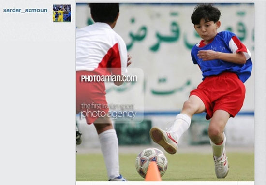 عکس: سردار در تیم ملی زیر 12 سال