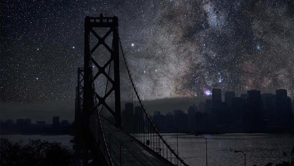 تصاویر شگفت آور از ستارگان شهرهای تاریک