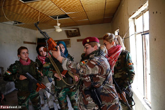 زنانی که از داعش انتقام می‌گیرند