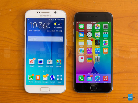 ۸ دلیل برتری Galaxy S6 بر iPhone 6S