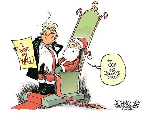 کاریکاتور: اینم درخواست ترامپ از بابانوئل!