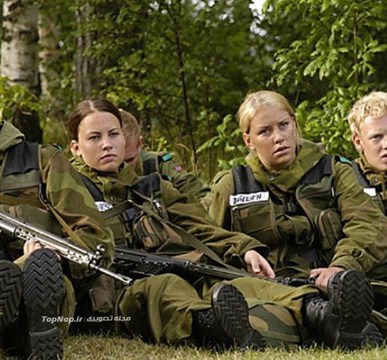 عکس: زنان نظامی ارتش نروژ
