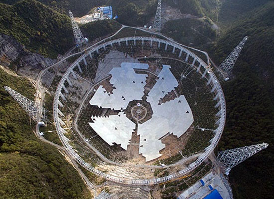 بزرگترین رادیو تلسکوپ جهان +عکس