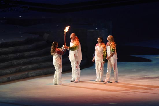 گزارش تصویری از افتتاحیه المپیک زمستانی