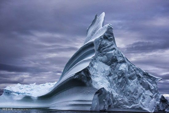 کوه های یخ 3 هزار ساله‎