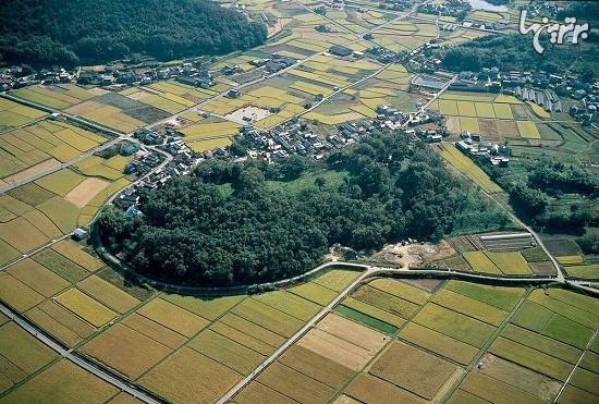 تپه هایی به شکل سوراخ قفل در ژاپن!