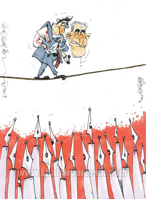 کاریکاتور: قلم‌ها علیه کی‌روش و تیم ملی!