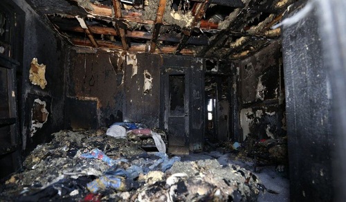 آتش‌سوزی منزل، جانِ مادر و ۶ کودکش را گرفت