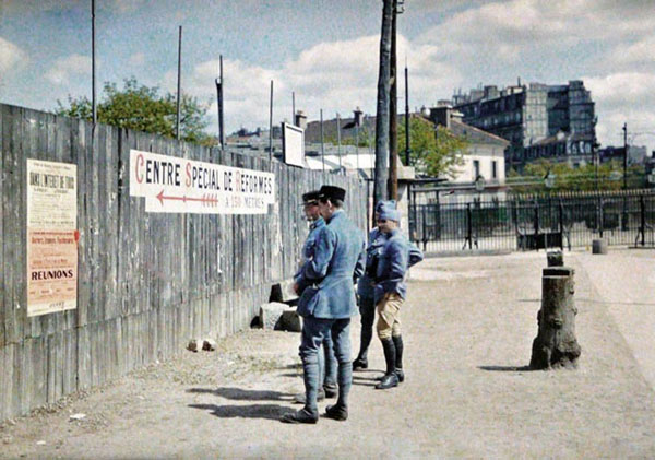 عکس های رنگی پاریس که در سال 1914 گرفته شده اند