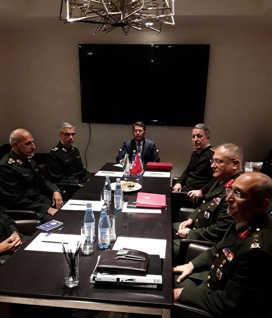 دیدار سرلشکر باقری و رئیس ستاد ارتش ترکیه