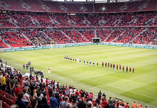 حضور تماشاگران در فینال جام حذفی مجارستان