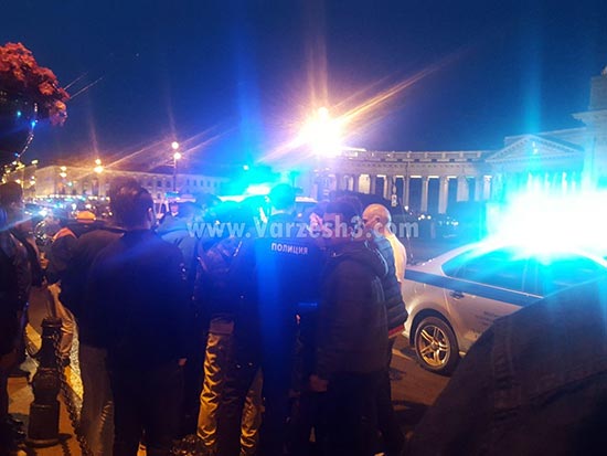 بازداشت هوادار ایرانی در سنت پترزبورگ