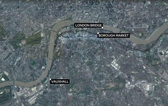 شبی پر از حوادث تروریستی برای «لندن»؛ هشدار پليس: فرار کنید و مخفی شوید