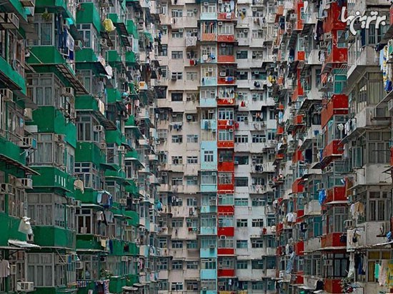 تصاویر خیره‌کننده از تراکم معماری هنگ کنگ