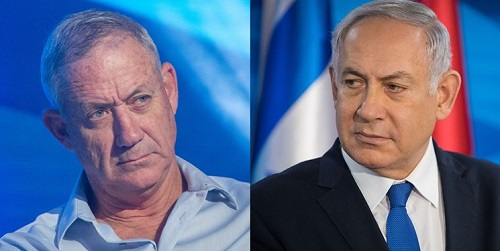 نتانیاهو به گانتز: انتخابات بین من و تو باشد