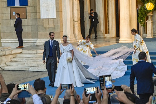 جشن زیبای ازدواج پسر پادشاه پیشین یونان