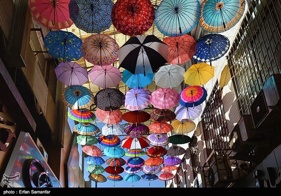 عکس: کوچه چتری؛ این بار در شیراز