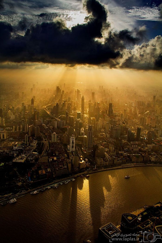 عکس: شانگهای از ارتفاع 610 متری
