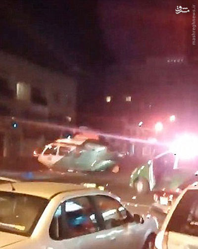 راننده مست دلیل سقوط هلی‌ کوپتر! +عکس