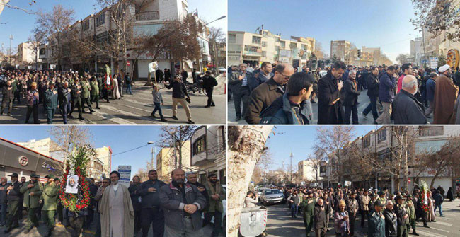 عزاداری شاهرودی‌ها در سوگ «حاج قاسم»
