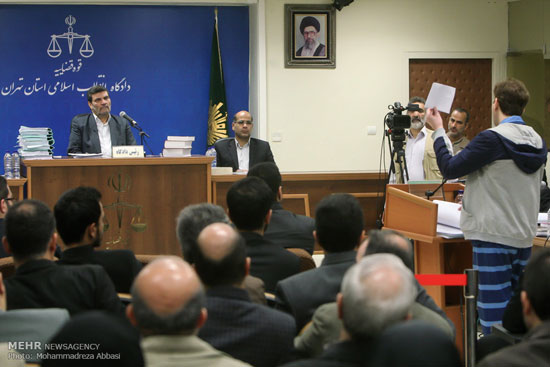 عکس: بابک زنجانی در دادگاه انقلاب