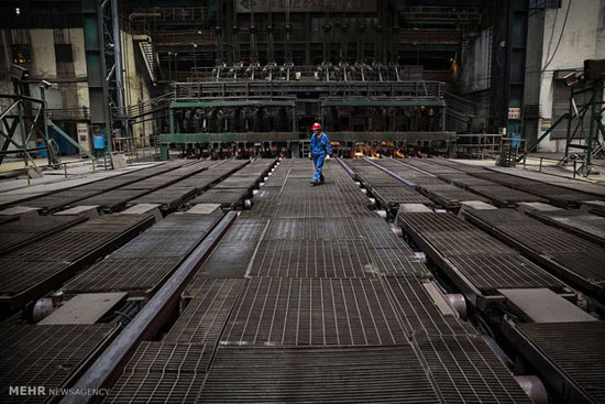 عکس: صنعت فولاد چین‎
