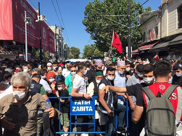 برپایی اولین نمازجمعه در ایاصوفیه پس از ۸۶ سال