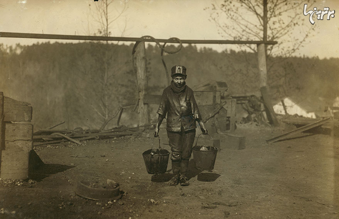 تصاویر جالب از کودکان کار ۱۰۰ سال پیش