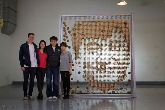 تابلویی برای 60 سالگی جکی چان +عکس