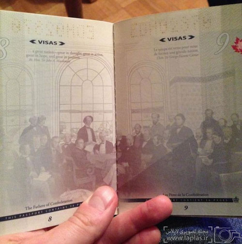 پاسپورت های جدید و جالب کانادا +عکس