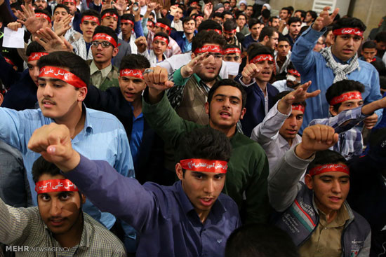 عکس: دیدار دانش‌ آموزان با رهبر انقلاب