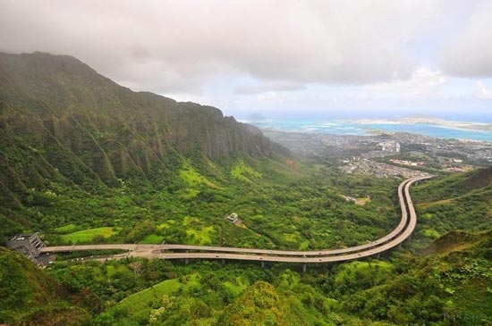 یک آزادراه فوق رویایی در هاوایی +عکس