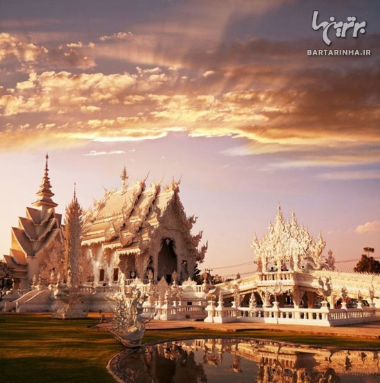 شگفتی های معبد سفید تایلند +عکس