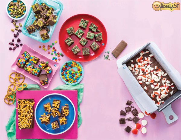 10 نوع شکلات دست سازِ خانگی و رنگارنگ (1)