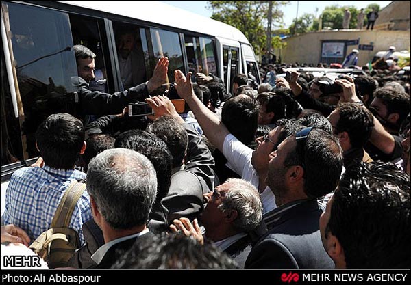 گزارش تصویری: سفر احمدی نژاد به تبریز