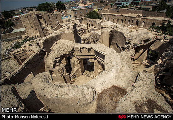 تصاویری دردناک از ارگ باستانی بهارستان