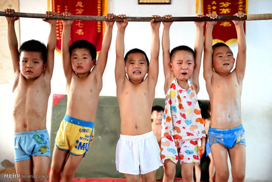 عکس: کمپ آموزش ژیمناستیک در چین
