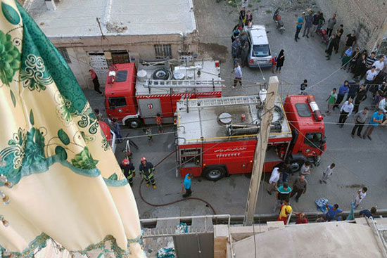 انفجار مهیب در ورامین؛ طبقه سوم خانه فرو ریخت