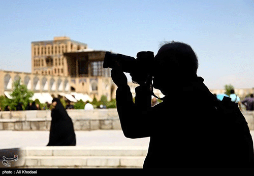 عکس: گردشگران خارجی در اصفهان