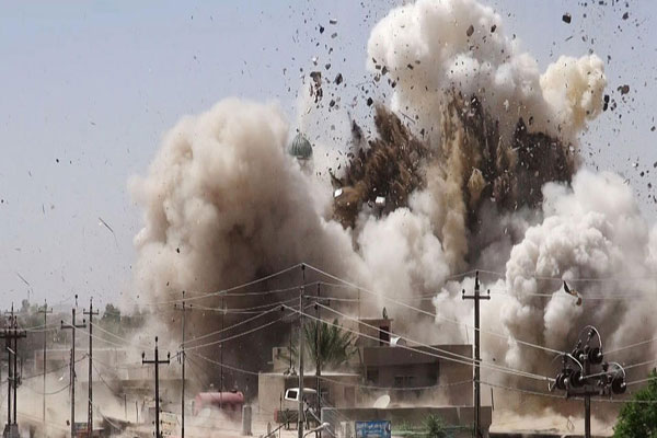 تخریب اماکن مذهبی توسط داعش +عکس