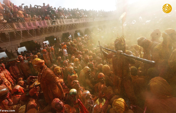 تصاویر رنگارنگ از جشن هولی در هند