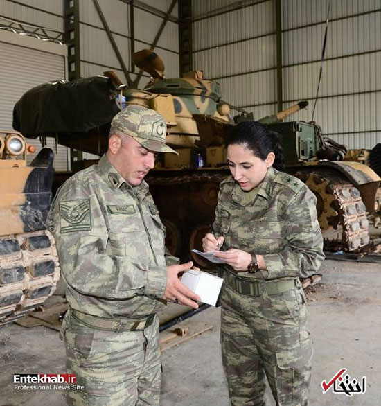 افسران زن ارتش ترکیه در عفرین