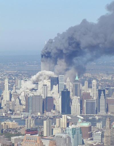 تصاویری منتشر نشده از حادثه 11 سپتامبر