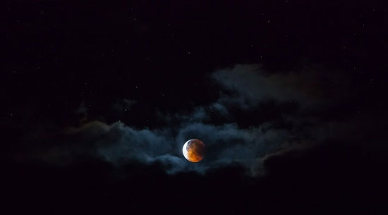 بهترین عکس‌های ثبت شده از ماه ‌گرفتگی