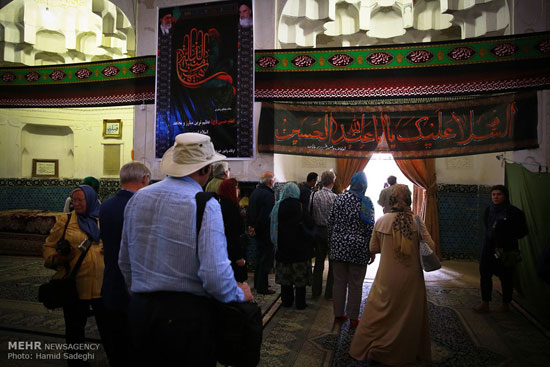 عکس: حضور گردشگران اروپایی در کرمان