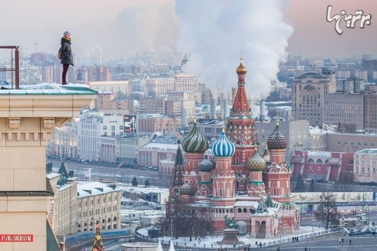 دختر روسی خطرناکترین سلفی های دنیا را می گیرد