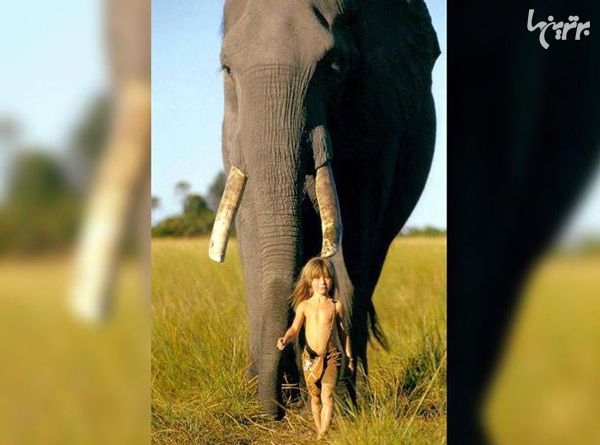 عکس‌های دیدنی از دختری که با حیوانات بزرگ شد