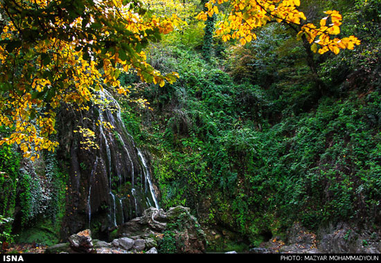 عکس: پاییز رویایی آبشار کبودوال