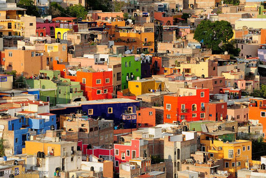 تصاویری از شهرهای رنگارنگ جهان‎