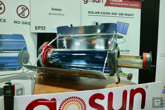 فِر آشپزی خورشیدی با گرمای ۵۵۰ درجه در CES